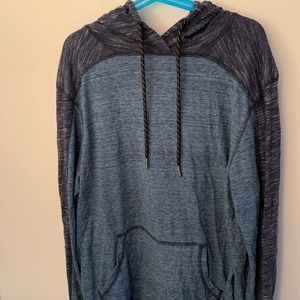 blue thin hoodie